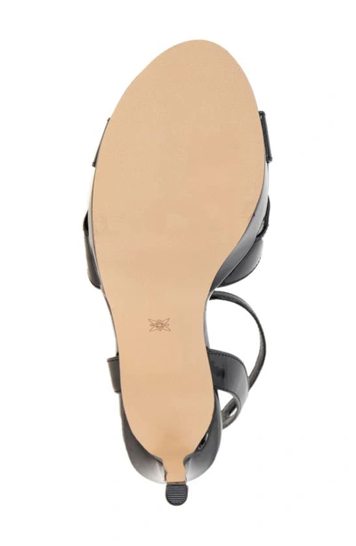 Shop Bcbgeneration Bcbg Niada Ankle Strap Platform Sandal In Black Patent