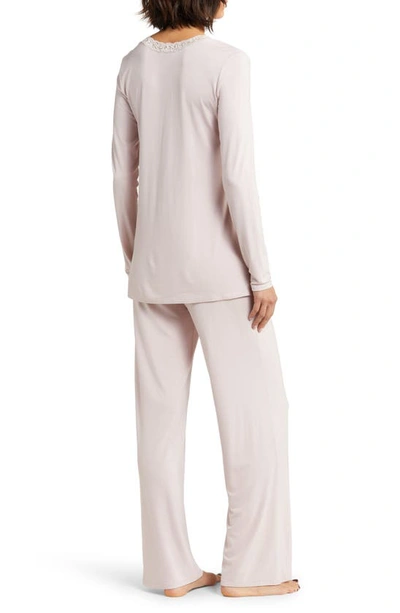 Shop Natori Feathers Pajamas In Rosette