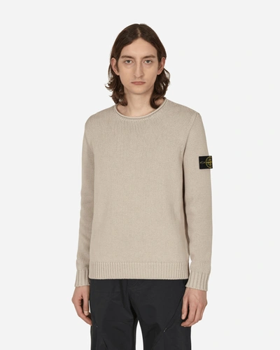Shop Stone Island Loose Cotton Sweater In Grey