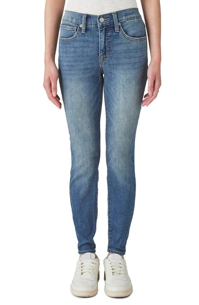 Shop Lucky Brand Mr. Ava Skinny Jeans In Cypress Chew
