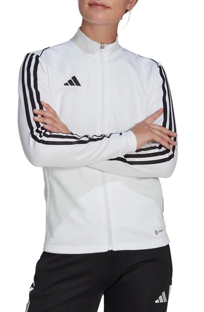 Shop Adidas Originals Tiro 23 League Recycled Polyester Soccer Jacket In White