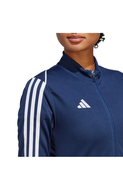 Shop Adidas Originals Tiro 23 League Recycled Polyester Soccer Jacket In Team Navy Blue