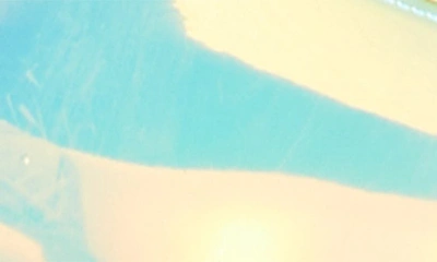 Shop Tory Burch Bubble Jelly Slide Sandal In Iridescent / Light Blue