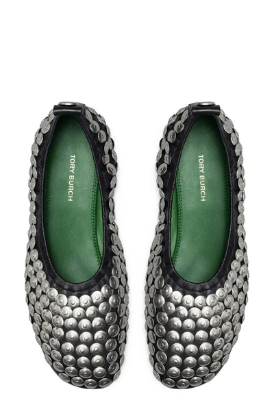 TORY BURCH STUDDED BALLET FLAT 