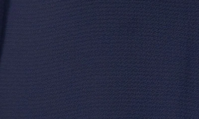 Shop Cece Ruffle V-neck Blouse In Navy Blue Jay