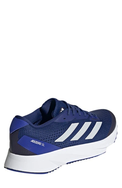 Adidas Originals Adizero Sl Running Shoe In Blue/ White/ Blue