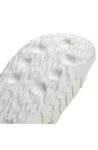 Adidas Originals Adilette Sport Slide Sandal In White/ White/ Black