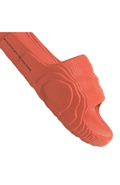 Shop Adidas Originals Adilette Sport Slide Sandal In Red/ Red/ Black