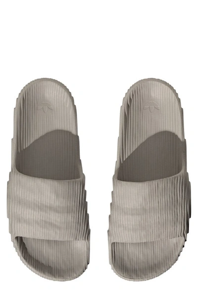 Adidas Originals Adilette Sport Slide Sandal In Brown/ Brown/ Black