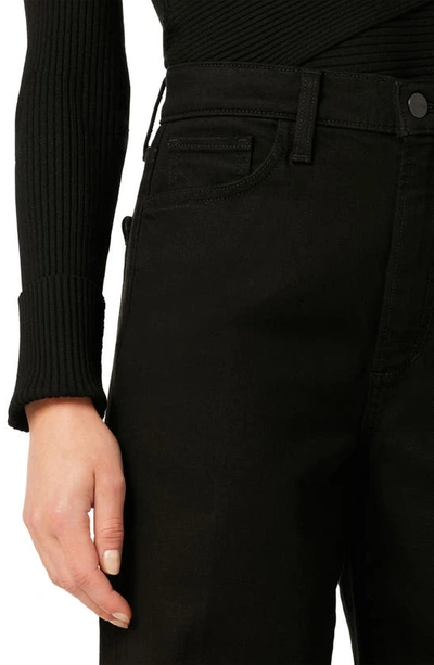 Shop Joe's The Mia Petite High Waist Wide Leg Jeans In Black