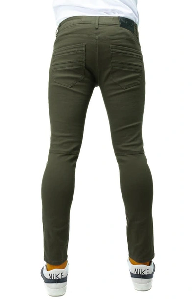 Shop X-ray 5-pocket Articulated Chino Pants In Army