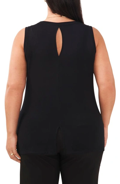 Halogen Back Keyhole Tank In Black