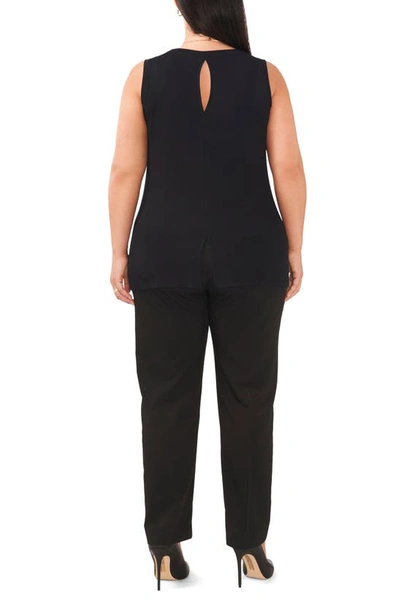 Halogen Back Keyhole Tank In Black