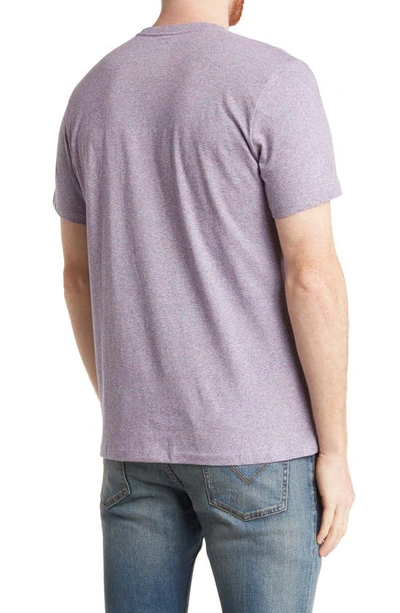 Shop Abound Notched Neck T-shirt In Purple Opal Jaspe