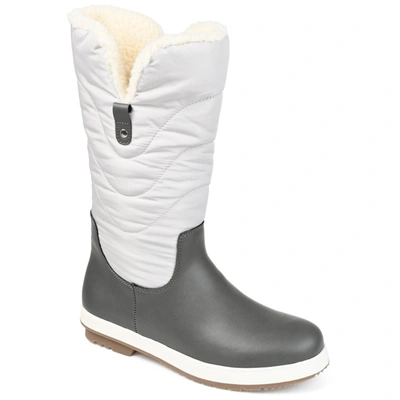 Journee Collection Collection Women's Tru Comfort Foam Pippah Boot In Grey