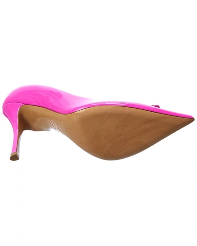 Shop Valentino One Stud 100 Patent Pump In Pink