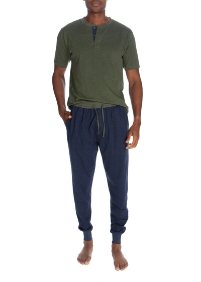 Shop Unsimply Stitched Loungewear Combo In Blue