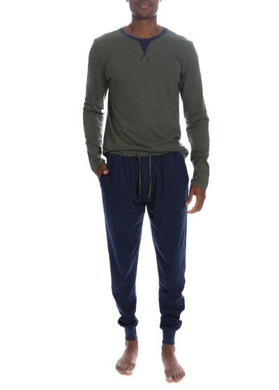 Shop Unsimply Stitched Loungewear Combo In Blue