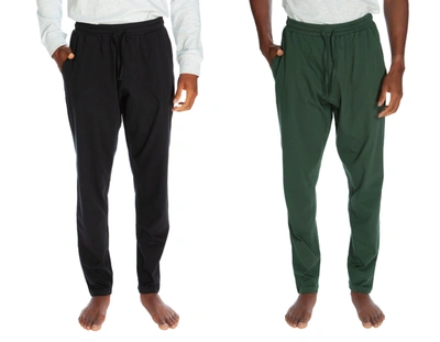 Shop Unsimply Stitched Super Soft Lounge Pant 2 Pack In Green