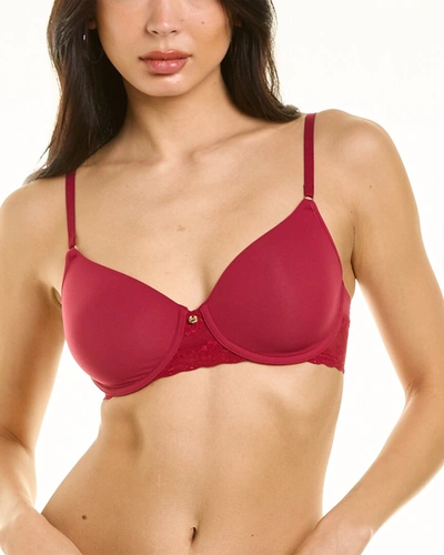 Shop Natori Bliss Perfection Contour Bra In Red