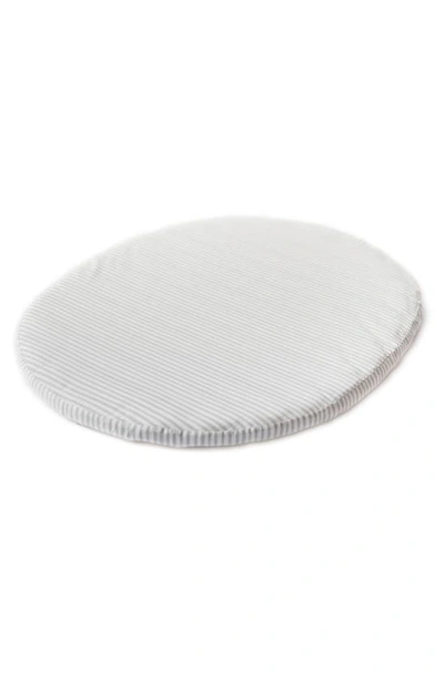 Shop Stokke Sleepi™ Pehr V3 Organic Cotton Mini Fitted Bed Sheet In Pebbles