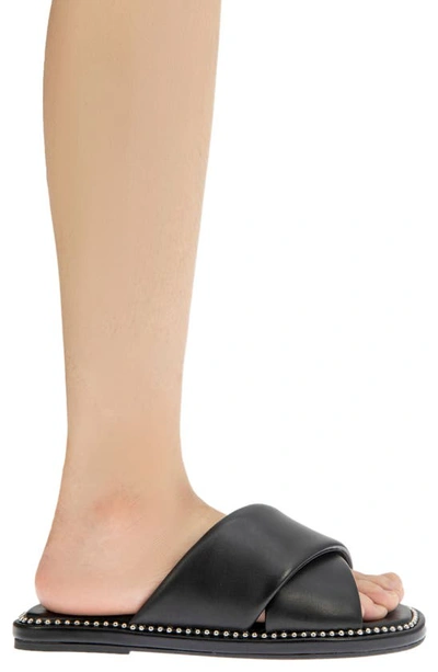 Shop Bcbgeneration Tabby Slide Sandal In Black