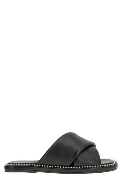 Shop Bcbgeneration Tabby Slide Sandal In Black