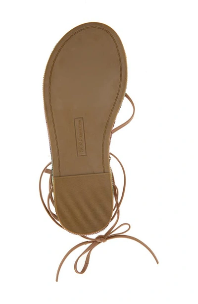 Shop Bcbgeneration Tarin Ankle Tie Sandal In Tan
