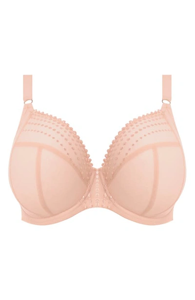 Elomi Matilda Full Figure Underwire Plunge Bra In Pearl Blush