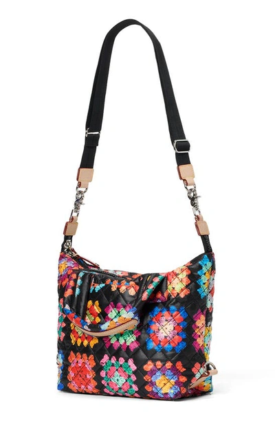Shop Mz Wallace Medium Sutton Deluxe Tote In Multi Flower Quilt