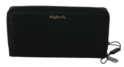 Shop Dolce & Gabbana Chic Black And Red Leather Continental Men's Wallet