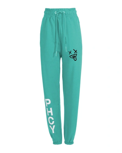 Shop Pharmacy Industry Green Cotton Jeans &amp; Women's Pant