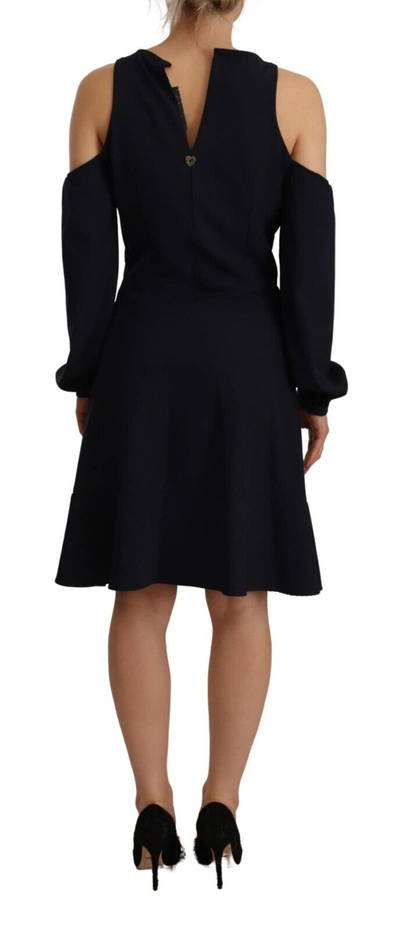 Shop Twinset Chic Black Open Shoulder A-line Women's Dress