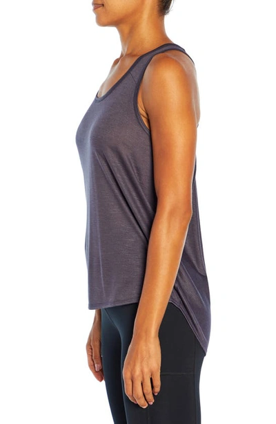Shop Balance Collection Megan Gathered Back Tank Top In Graphite