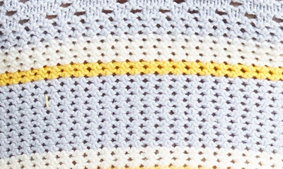 Shop Pacsun Bermuda Crochet Halter Top In Light Blue