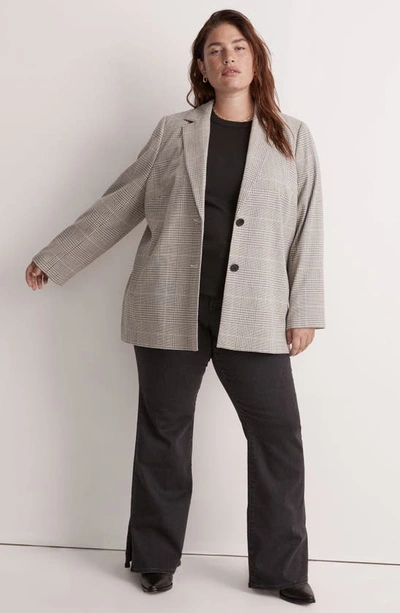 Madewell Dorset Nicholas Glen Plaid Oversize Blazer In Nicholas Glen Plaid