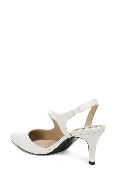 Lifestride Santorini Asymmetric Pointed Toe Pump In White