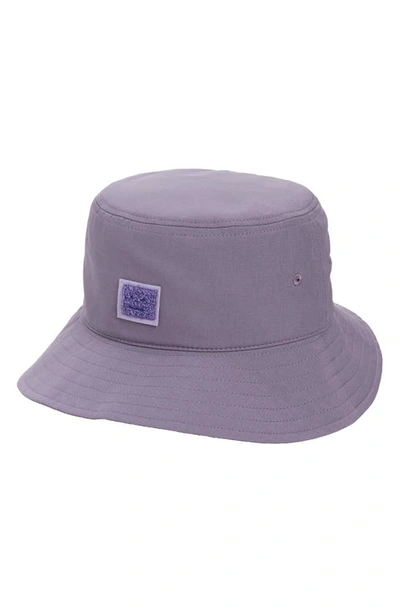 Shop Acne Studios Buko Heat Reactive Bucket Hat In Black/ Lilac Purple