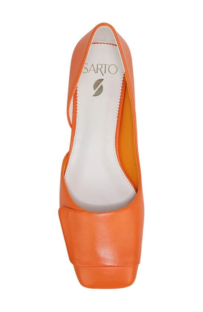 Shop Sarto By Franco Sarto Tracy Flat In Mandarin Orange