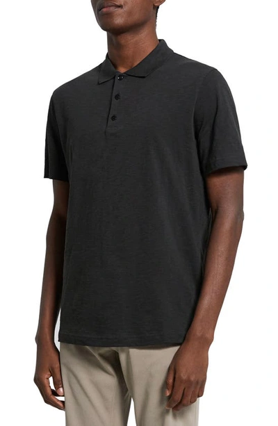 Shop Theory Bron D. Cosmos Polo In Black - 001