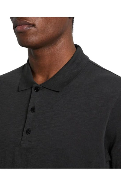 Shop Theory Bron D. Cosmos Polo In Black - 001