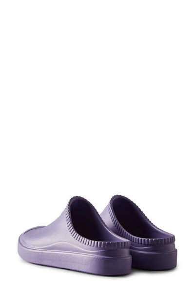 Shop Hunter Gender Inclusive In/out Bloom Clog In Iridescent Purple
