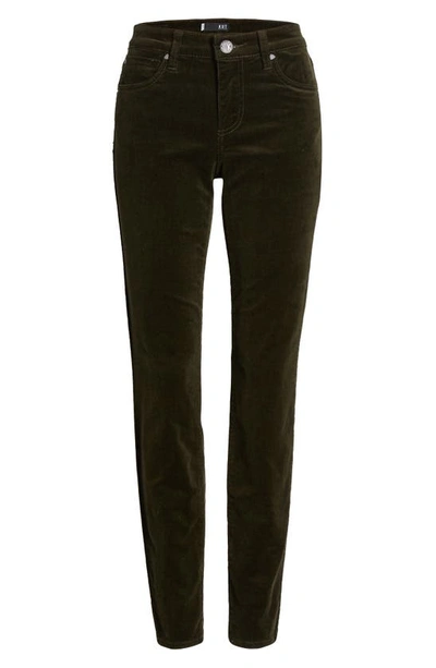 Shop Kut From The Kloth Diana Stretch Corduroy Skinny Pants In Army Olive