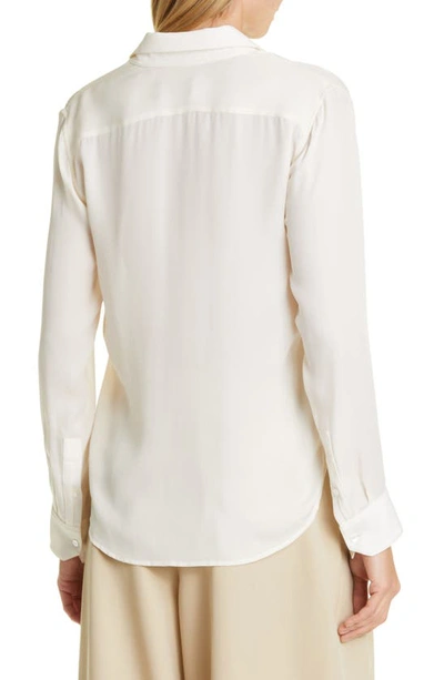 Nili Lotan Gaia Slim Shirt In Ivory