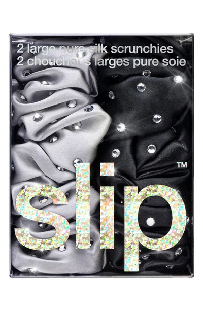 Slip Moonlight Pure Silk Scrunchie Set