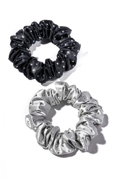 Slip Moonlight Pure Silk Scrunchie Set