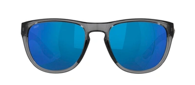 Shop Costa Del Mar Irie Mir 580p 06s9082 908204 Round Polarized Sunglasses In Blue