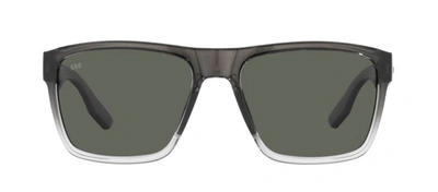 Shop Costa Del Mar Paunch Xl 580g 06s9050 905005 Square Polarized Sunglasses In Grey