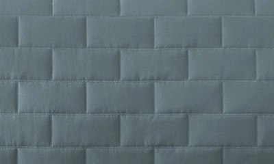 Southshore Fine Linens Brickyard Quilt Set In Steel Blue