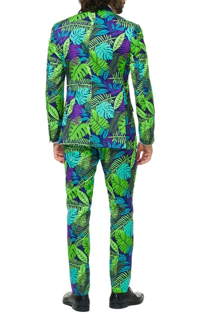 Opposuits Juicy Jungle Trim Fit Two-piece Suit With Tie In Miscellaneous